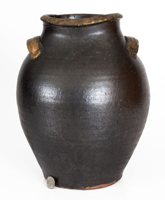 Carter County, Tennessee Redware Jar, circa 1820-1840