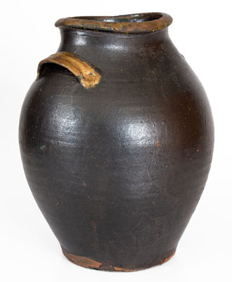 Carter County, Tennessee Redware Jar, circa 1820-1840