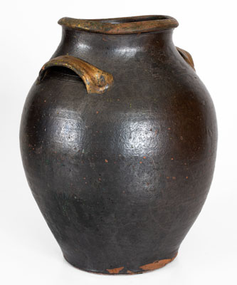 Carter County, Tennessee Redware Jar, circa 1820-1840