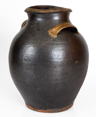 Carter County, Tennessee Redware Jar, circa 1820-1840