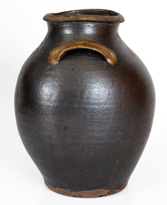 Carter County, Tennessee Redware Jar, circa 1820-1840