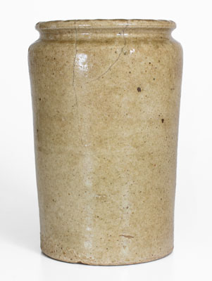 Alkaline-Glazed Stoneware Jar, Incised 