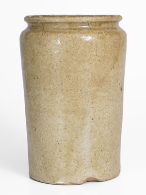 Alkaline-Glazed Stoneware Jar, Incised 