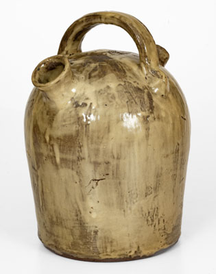 Unusual BROWN POTTERY (Arden, North Carolina) Stoneware Harvest Jug, circa 1930