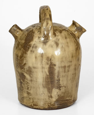 Unusual BROWN POTTERY (Arden, North Carolina) Stoneware Harvest Jug, circa 1930