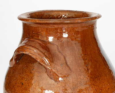 Eastern Tennessee Redware Jar, second or third quarter 19th century