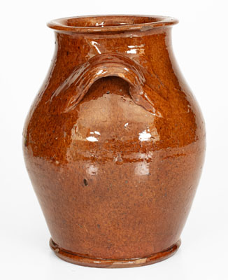 Eastern Tennessee Redware Jar, second or third quarter 19th century