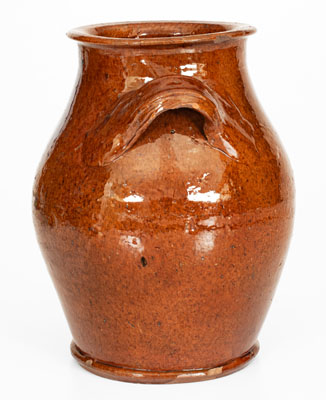 Eastern Tennessee Redware Jar, second or third quarter 19th century