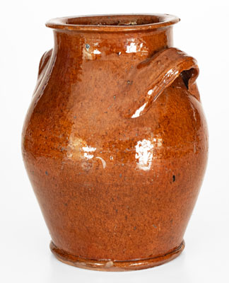 Eastern Tennessee Redware Jar, second or third quarter 19th century