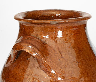 Eastern Tennessee Redware Jar, second or third quarter 19th century