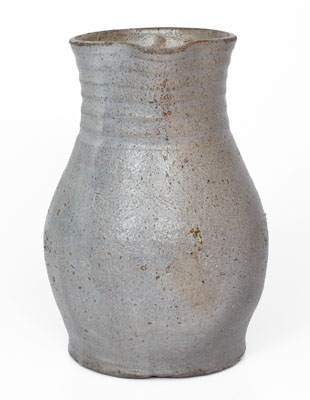 Attrib. John Wesley Carpenter, Carroll County, VA Salt-Glazed Stoneware Pitcher, fourth quarter 19th century