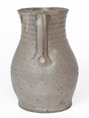 Attrib. John Wesley Carpenter, Carroll County, VA Salt-Glazed Stoneware Pitcher, fourth quarter 19th century