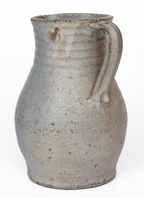 Attrib. John Wesley Carpenter, Carroll County, VA Salt-Glazed Stoneware Pitcher, fourth quarter 19th century