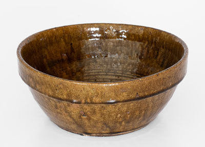 Crawford County, Georgia Stoneware Bowl, late 19th or early 20th century