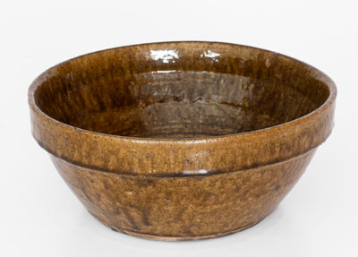 Crawford County, Georgia Stoneware Bowl, late 19th or early 20th century