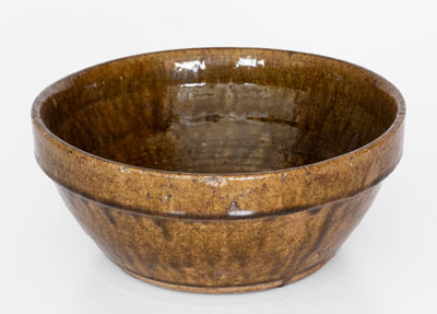 Crawford County, Georgia Stoneware Bowl, late 19th or early 20th century