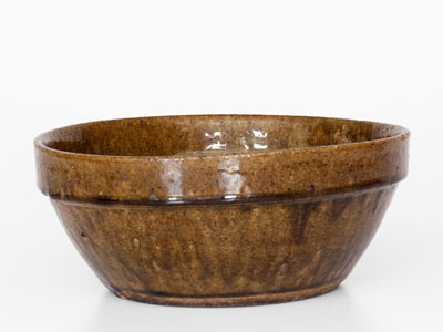 Crawford County, Georgia Stoneware Bowl, late 19th or early 20th century