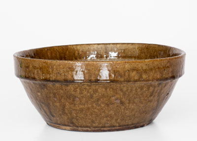 Crawford County, Georgia Stoneware Bowl, late 19th or early 20th century