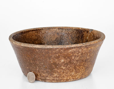 Alkaline-Glazed Stoneware Bowl, possibly Edgefield District, South Carolina, late 19th century