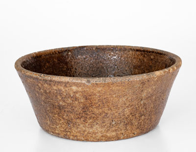 Alkaline-Glazed Stoneware Bowl, possibly Edgefield District, South Carolina, late 19th century