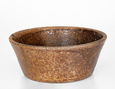 Alkaline-Glazed Stoneware Bowl, possibly Edgefield District, South Carolina, late 19th century