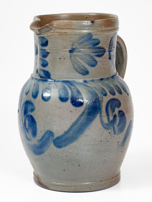 Attrib. Grier Pottery, Chester County, PA Half-Gallon Stoneware Pitcher, circa 1860