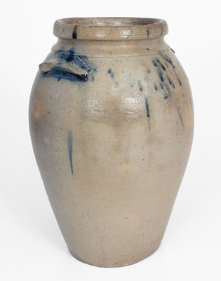 Cobalt-Decorated Stoneware Jar, probably Rockbridge County, VA, circa 1830