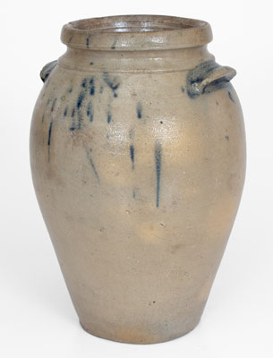 Cobalt-Decorated Stoneware Jar, probably Rockbridge County, VA, circa 1830