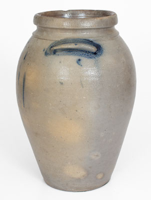 Cobalt-Decorated Stoneware Jar, probably Rockbridge County, VA, circa 1830