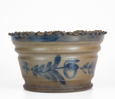 398. Pottery,Flowerpot,Cobalt,TN,Decker (830)