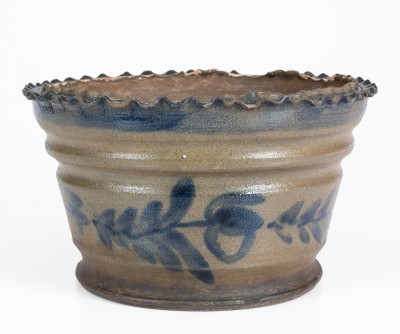 398. Pottery,Flowerpot,Cobalt,TN,Decker (830)