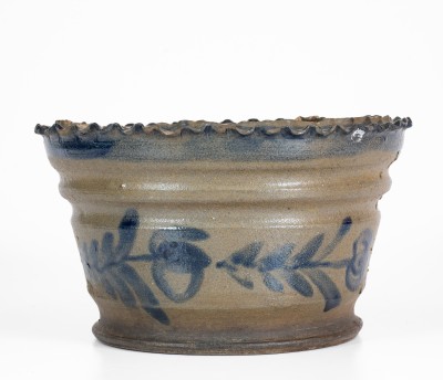 398. Pottery,Flowerpot,Cobalt,TN,Decker (830)