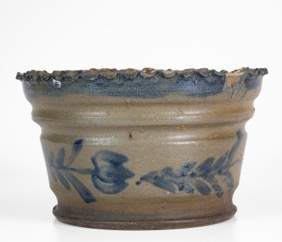 398. Pottery,Flowerpot,Cobalt,TN,Decker (830)