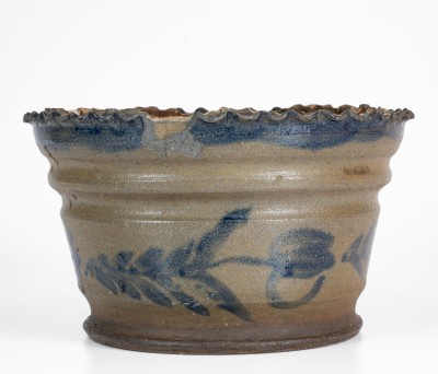 398. Pottery,Flowerpot,Cobalt,TN,Decker (830)