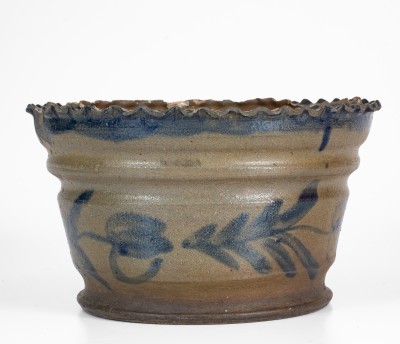 398. Pottery,Flowerpot,Cobalt,TN,Decker (830)