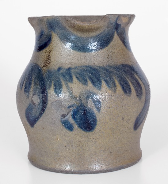 400. Pottery,Pitcher,Cobalt,TN,Decker (832)