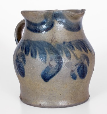 400. Pottery,Pitcher,Cobalt,TN,Decker (832)