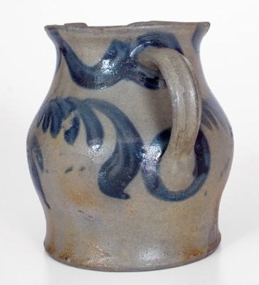 400. Pottery,Pitcher,Cobalt,TN,Decker (832)