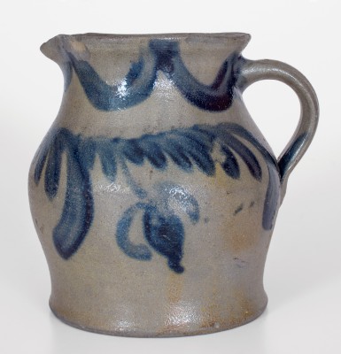 400. Pottery,Pitcher,Cobalt,TN,Decker (832)