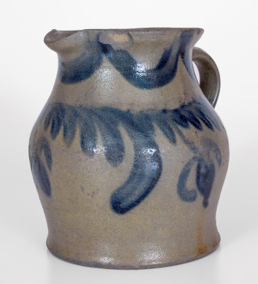 400. Pottery,Pitcher,Cobalt,TN,Decker (832)