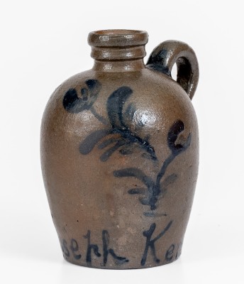 401. Pottery,Jug,Cobalt (833)