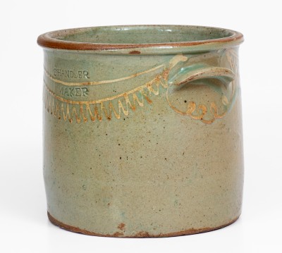 402. Pottery,CakePot,SC,Edgefield (834)