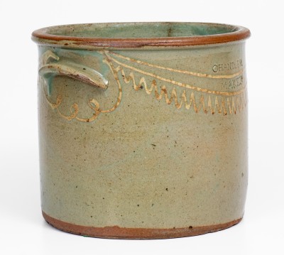 402. Pottery,CakePot,SC,Edgefield (834)