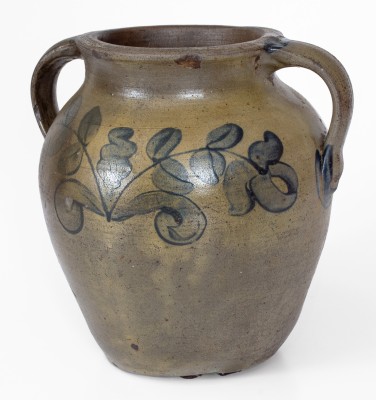 408. Pottery,Jar,Cobalt (840)