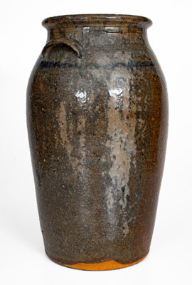 Rare Ten-Gallon Stoneware Churn attrib. Joe 