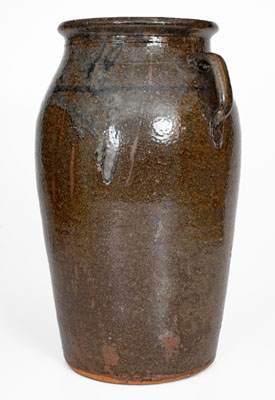 Rare Ten-Gallon Stoneware Churn attrib. Joe 