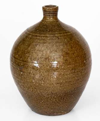 Lincoln County, North Carolina Alkaline-Glazed Stoneware Jug, mid 19th century