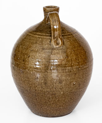 Lincoln County, North Carolina Alkaline-Glazed Stoneware Jug, mid 19th century