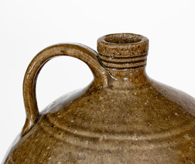 Lincoln County, North Carolina Alkaline-Glazed Stoneware Jug, mid 19th century