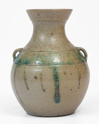 JUGTOWN WARE, North Carolina Salt-Glazed Stoneware Vase, circa 1930